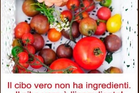 il cibo vero non ha ingredienti